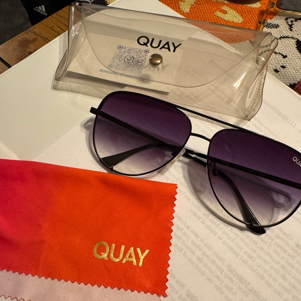 Quay Australia oversized aviator sunglasses
